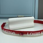 Louis Vuitton LV Women Twist MM Lemon Handbag White Epi Grained Cowhide – Bild 6