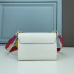 Louis Vuitton LV Women Twist MM Lemon Handbag White Epi Grained Cowhide – Bild 4