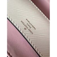 Louis Vuitton LV Women Twist PM Handbag Quartz White Epi Grained Leather (7)