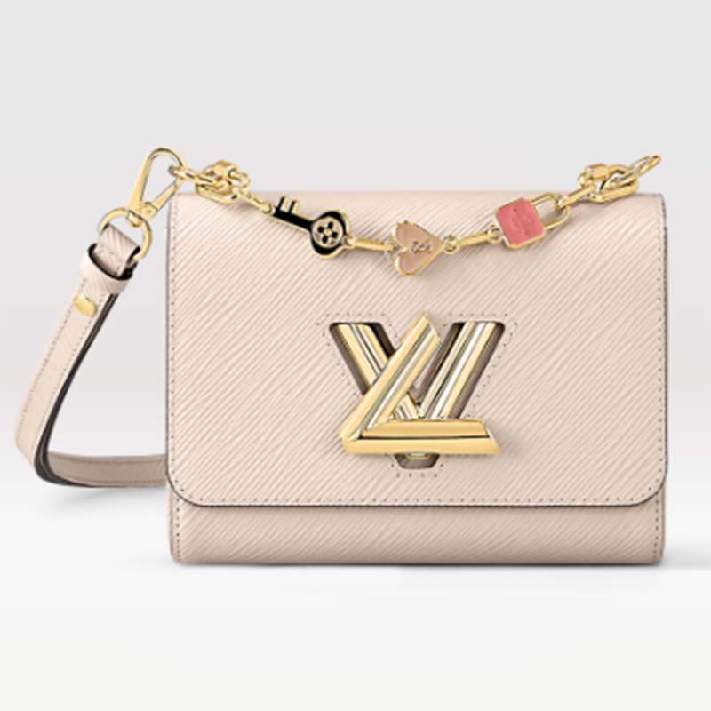 Louis Vuitton Twist PM Epi Grained Leather Quartz White/Pink Gradient in  Cowhide Leather with Gold-tone - US