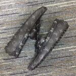 Louis Vuitton Unisex LV Arizona Moccasin Gray Black Monogram Eclipse Canvas - Image 2