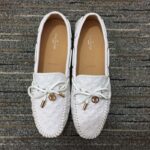 Louis Vuitton Unisex LV Arizona Moccasin White Monogram Canvas Tubular Construction - Imagen 3