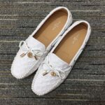 Louis Vuitton Unisex LV Arizona Moccasin White Monogram Canvas Tubular Construction - Imagen 4