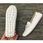 Louis Vuitton Unisex LV Arizona Moccasin White Monogram Canvas Tubular Construction - Imagen 8