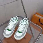 Louis Vuitton Unisex LV Charlie Sneaker Green Mix Recycled Bio-Based Sustainable Materials - Image 4