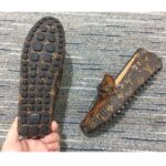 Louis Vuitton Unisex LV Gloria Flat Loafer Brown Patent Monogram Canvas - Image 8