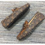 Louis Vuitton Unisex LV Gloria Flat Loafer Brown Patent Monogram Canvas - Image 5