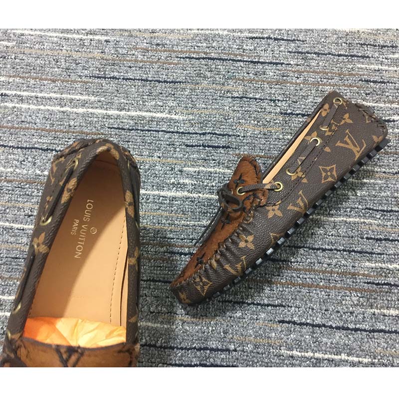 Louis Vuitton Brown Monogram Embossed Leather Gloria Loafers Size 38 Louis  Vuitton | The Luxury Closet