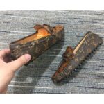 Louis Vuitton Unisex LV Gloria Flat Loafer Brown Patent Monogram Canvas - Image 7