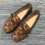 Louis Vuitton Unisex LV Gloria Flat Loafer Brown Patent Monogram Canvas - Image 2