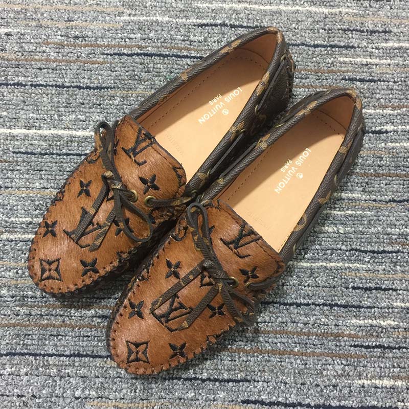 AUTHENTIC Louis Vuitton Gloria Flat Loafer size 6 - Depop