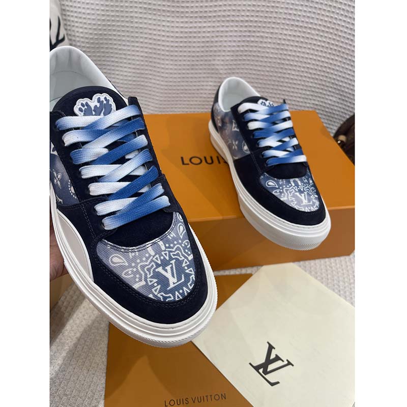 Louis Vuitton Monogram Watercolor Ollie Sneakers - Blue Sneakers, Shoes -  LOU647609