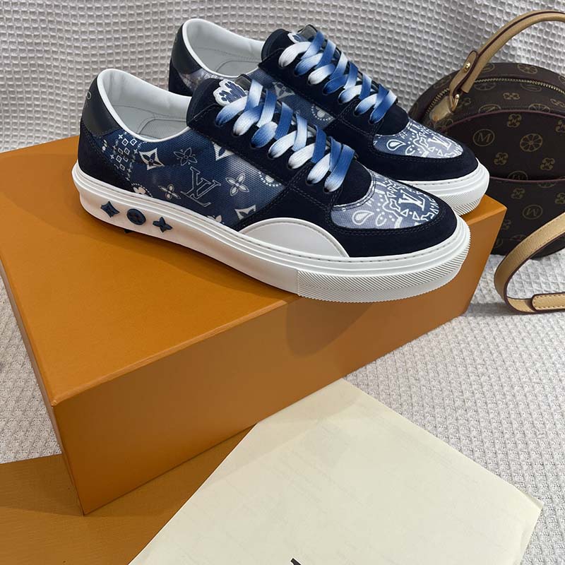 Louis Vuitton Monogram Watercolor Ollie Sneakers - Blue Sneakers, Shoes -  LOU647609