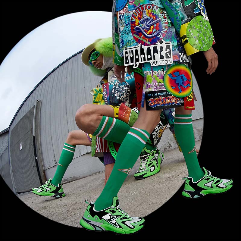 Louis Vuitton Women’s LV Runner Tatic Sneaker Green For Women LV  1A9JER in 2023