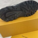 Louis Vuitton Unisex LV Runner Tatic Sneaker White Mix Materials Rubber Monogram Flowers - Image 11