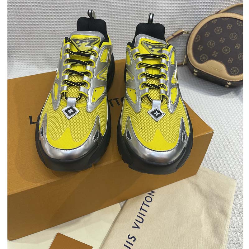 Louis Vuitton Trainer Sneakers “Black-Yellow” Available in Surulere - Shoes,  Kunleski Luxuries