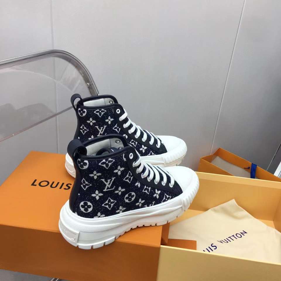 WMNS) LOUIS VUITTON LV Stellar Low Top Denim Blue 1A4WT - KICKS CREW