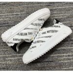 Louis Vuitton Unisex LV Time Out Sneaker Black Printed Calf Leather Monogram Flowers - Imagen 6