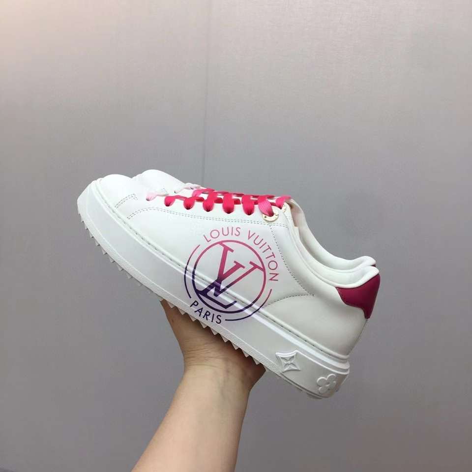 Louis Vuitton LV Time Out trainers new Fuschia Leather ref.518213 - Joli  Closet