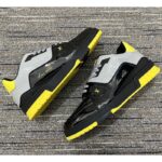 Louis Vuitton Unisex LV Trainer Sneaker Black Patent Canvas Rubber Outsole Monogram Flowers - Imagen 2