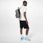 Louis Vuitton Unisex LV Trainer Sneaker Blue Monogram Denim Rubber Monogram Flowers – Image 12