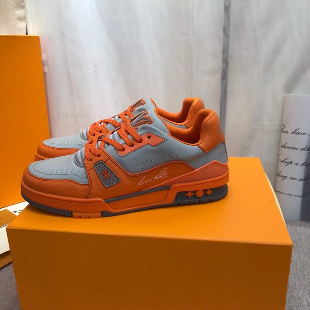 Louis Vuitton® LV Trainer Sneaker Orange. Size 11.0 in 2023