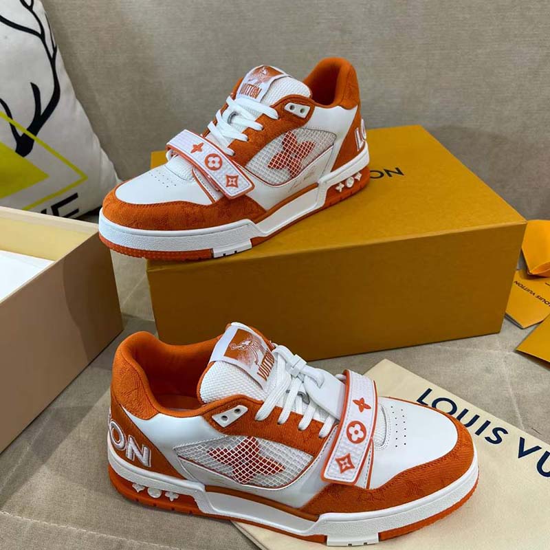 TRAINER SNEAKER MONOGRAM ORANGE – OBTAIND