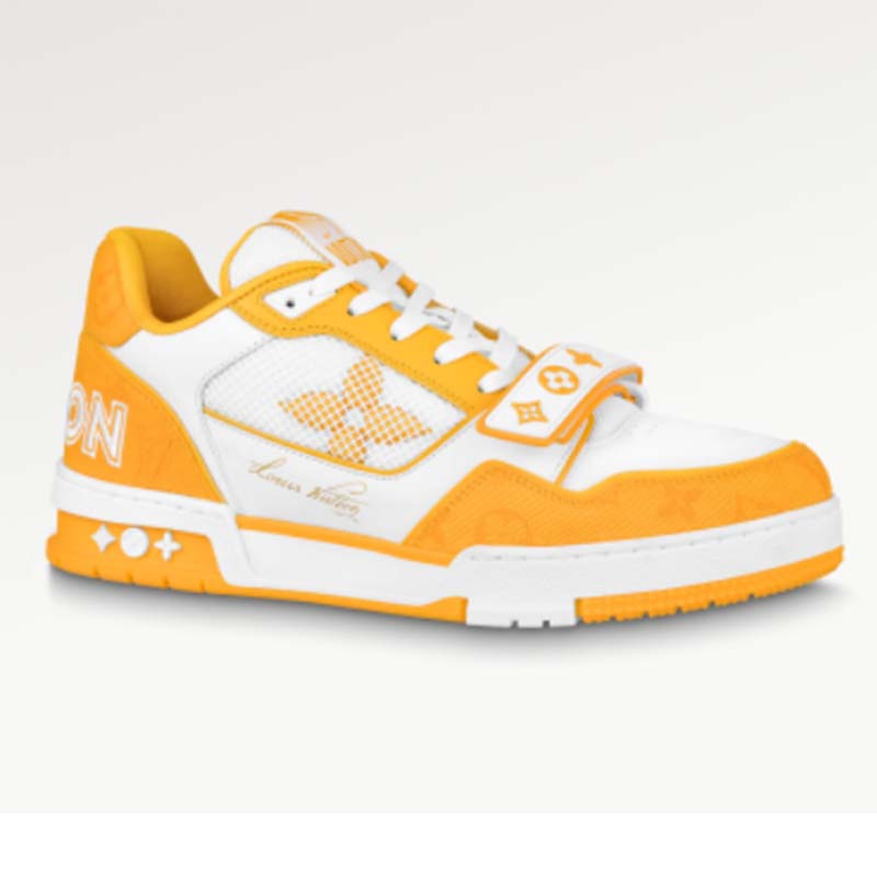 Fastlane cloth low trainers Louis Vuitton Yellow size 39 EU in Cloth -  23608618