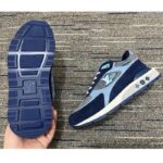 Louis Vuitton Unisex Run Away Sneaker Blue Mesh Suede Calf Leather Monogram Flowers – Bild 10