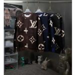 Louis Vuitton Women LV Damier Monogram Navy Blue Jacket Cotton Regular Fit - Bild 4