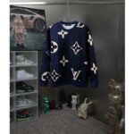 Louis Vuitton Women LV Damier Monogram Navy Blue Jacket Cotton Regular Fit - Bild 2