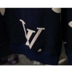 Louis Vuitton Women LV Damier Monogram Navy Blue Jacket Cotton Regular Fit - Bild 9