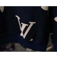 Louis Vuitton Women LV Damier Monogram Navy Blue Jacket Cotton Regular Fit (6)