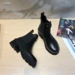 Louis Vuitton Women Shoes LV Beaubourg Ankle Boot Black Calf Leather 4 cm Heel - Imagen 5