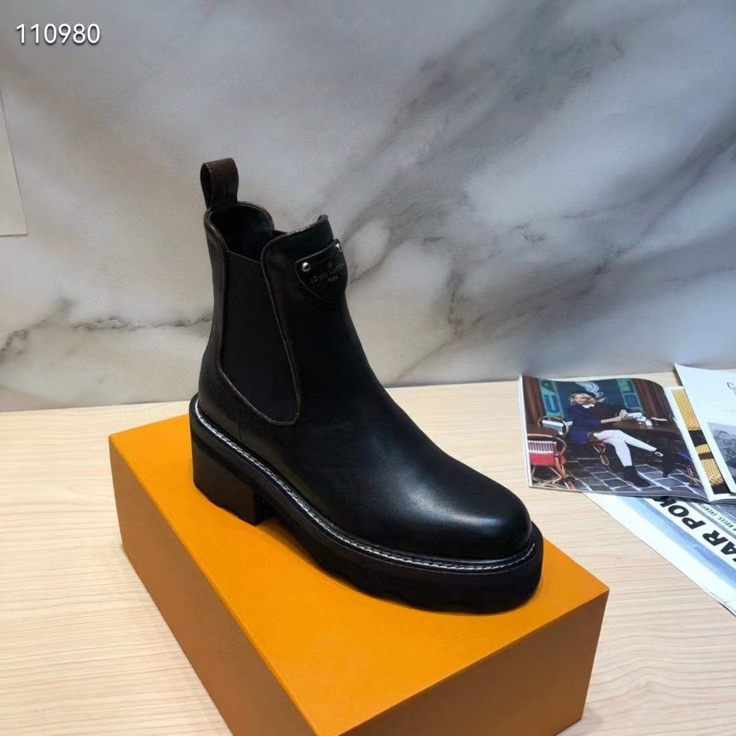 Louis Vuitton, Shoes, Lv Beaubourg Ankle Boot 4cm