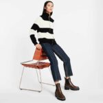 Louis Vuitton Women Shoes LV Beaubourg Ankle Boot Cacao Patent Monogram Canvas - immagine 10