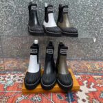 Louis Vuitton Women Shoes LV Ruby Flat Ankle Boot Black Rubberized Calf Leather - Bild 11