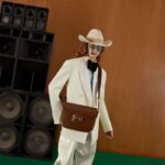 Gucci GG Unisex Horsebit 1955 Shoulder Bag Brown Leather Green Red Web – Image 11