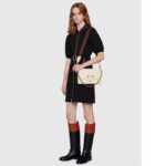 Gucci GG Women Gucci Horsebit 1955 Small Bag White Leather - Bild 13