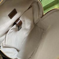 Gucci Unisex Backpack Interlocking G Beige Ebony GG Supreme Canvas (1)