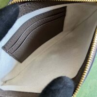 Gucci Unisex Blondie Mini Belt Bag Beige Ebony GG Supreme Canvas (3)