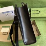 Gucci Unisex Medium Tote Bag Interlocking G Black GG Supreme Canvas - Bild 7