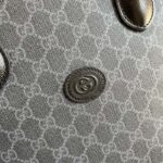 Gucci Unisex Medium Tote Bag Interlocking G Black GG Supreme Canvas - Bild 9