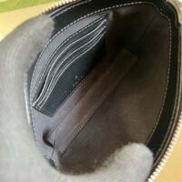 Gucci Unisex Messenger Bag Interlocking G Black GG Supreme Canvas (1)