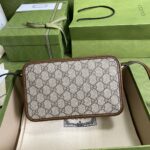 Gucci Unisex Mini Bag Interlocking G Beige Ebony GG Supreme Canvas - immagine 3