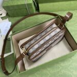 Gucci Unisex Mini Bag Interlocking G Beige Ebony GG Supreme Canvas - immagine 5