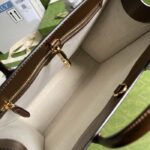 Gucci Unisex Small Tote Interlocking G Beige Ebony GG Supreme Canvas - Image 9