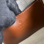 Gucci Women Diana Mini Tote Bag Camel Ebony GG Canvas Crystals Double G – Bild 10