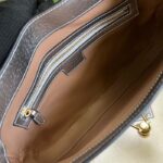 Gucci Women GG Jackie 1961 Small Lamé Shoulder Bag Silver Lamé Leather - Image 10