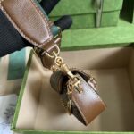 Gucci Women Gucci Horsebit 1955 Strap Wallet Beige Ebony GG Supreme Canvas - Imagen 10